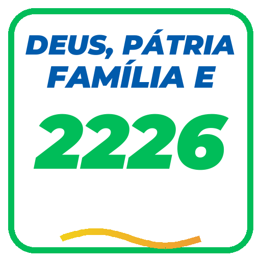 Figurinha Deus, pátria, família e 2226 — Francisco Mello 2226